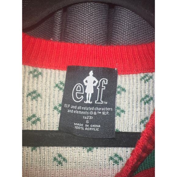 Ugly Christmas Sweater Xmas Size Small Elf - Picture 2 of 3